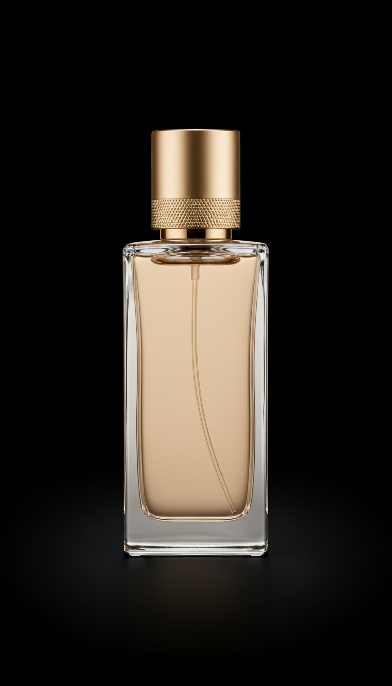 Champagne Veil Gold-Fluted Flacon