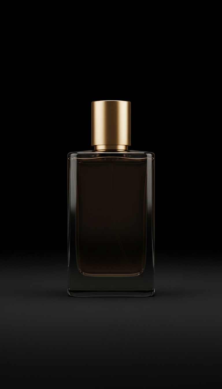 Smoked Bronze Oud Perfume Bottle