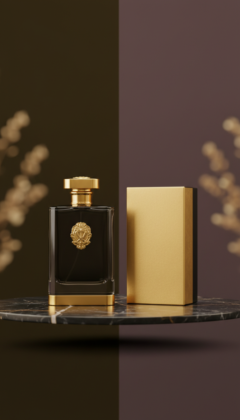 Imperial Noire Parfum Black Glass